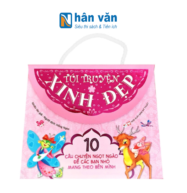  Túi Truyện Xinh Đẹp - 10 Câu Chuyện Tuyệt Vời Để Các Bạn Nhỏ Mang Theo Bên Mình (Túi Màu Hồng) 