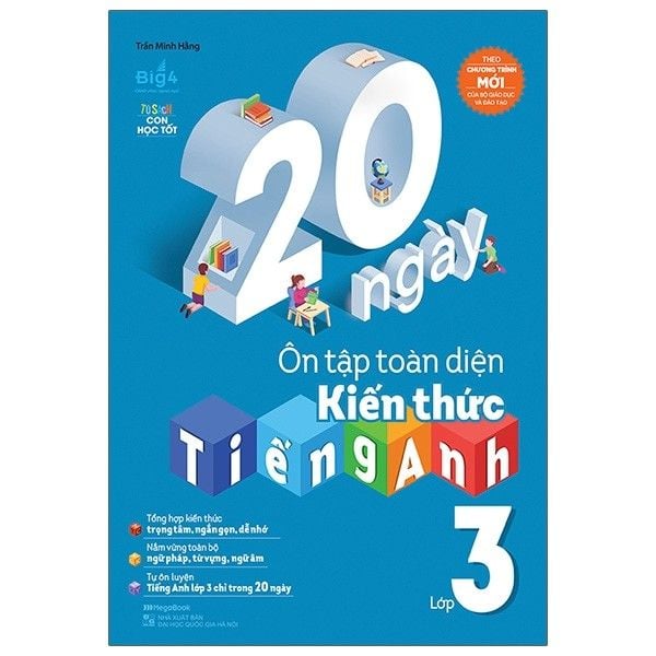  20 Ngày Ôn Tập Toàn Diện Kiến Thức Tiếng Anh Lớp 3 