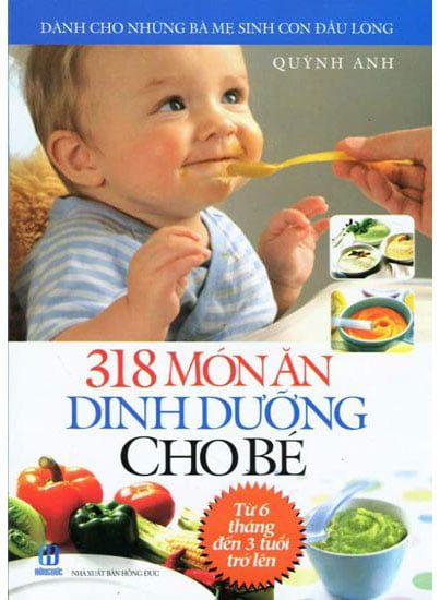  318 món ăn dinh dưỡng cho bé 