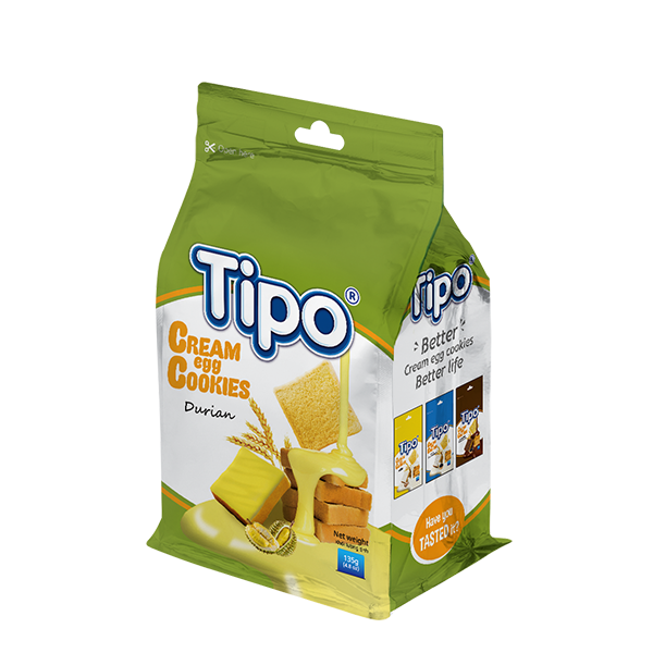  Bánh trứng sầu riêng Tipo 135g*40 