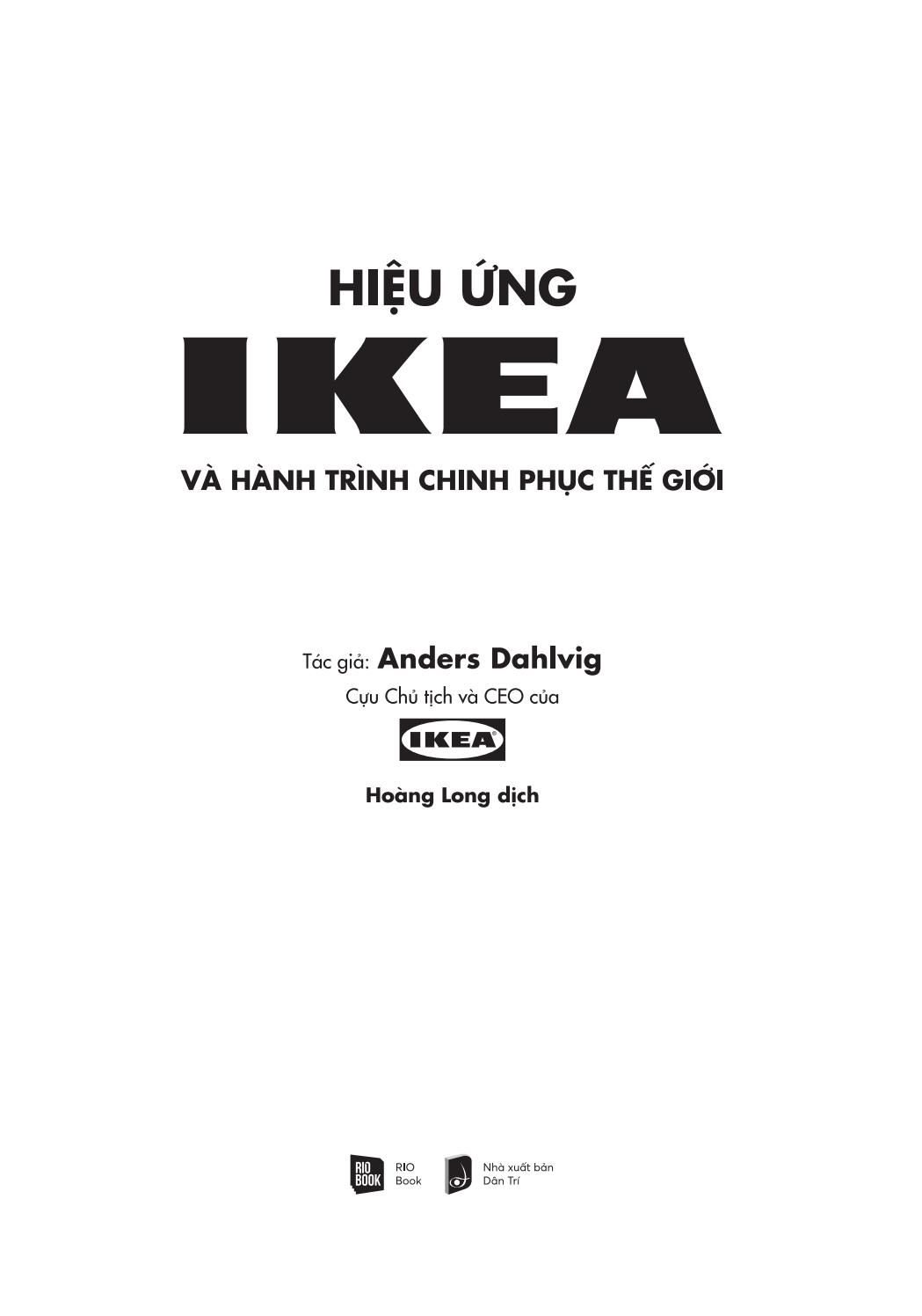  Hiệu Ứng IKEA Và Hành Trình Chinh Phục Thế Giới  