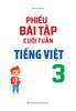  Phiếu bài tập cuối tuần Tiếng Việt 3 