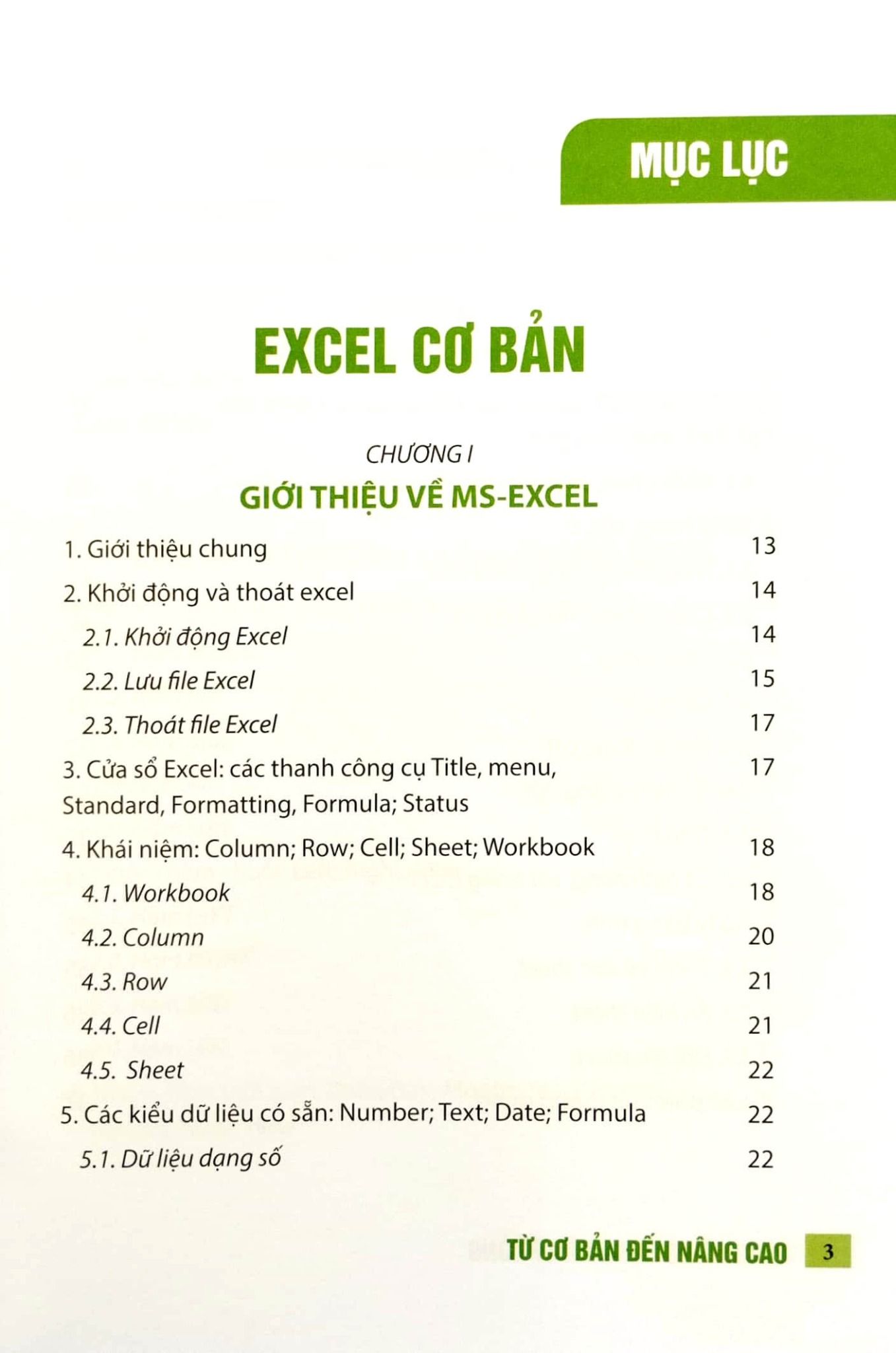  Excel Ứng Dụng Văn Phòng - Từ Cơ Bản Đến Nâng Cao (Tái Bản 2023) 