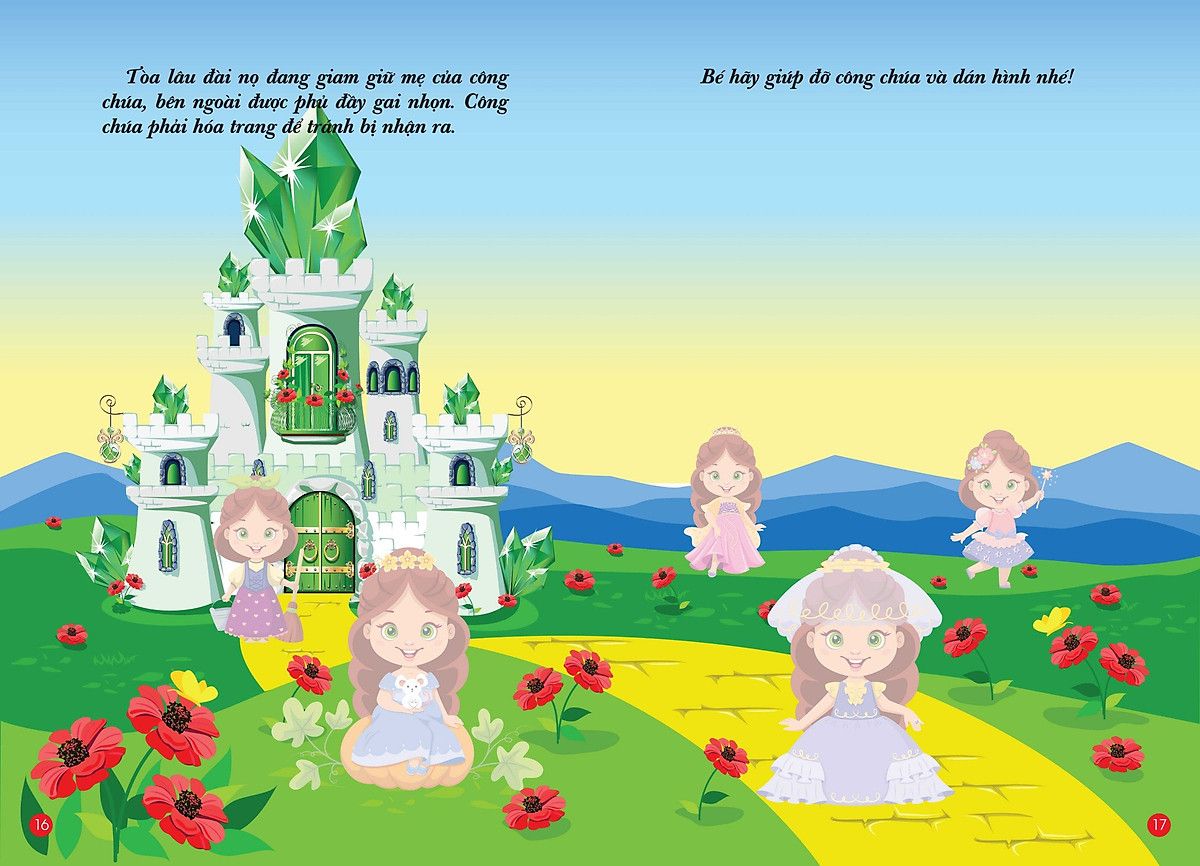  Bóc Dán Hình Thông Minh - Little Princess - Công Chúa Nhỏ 4 