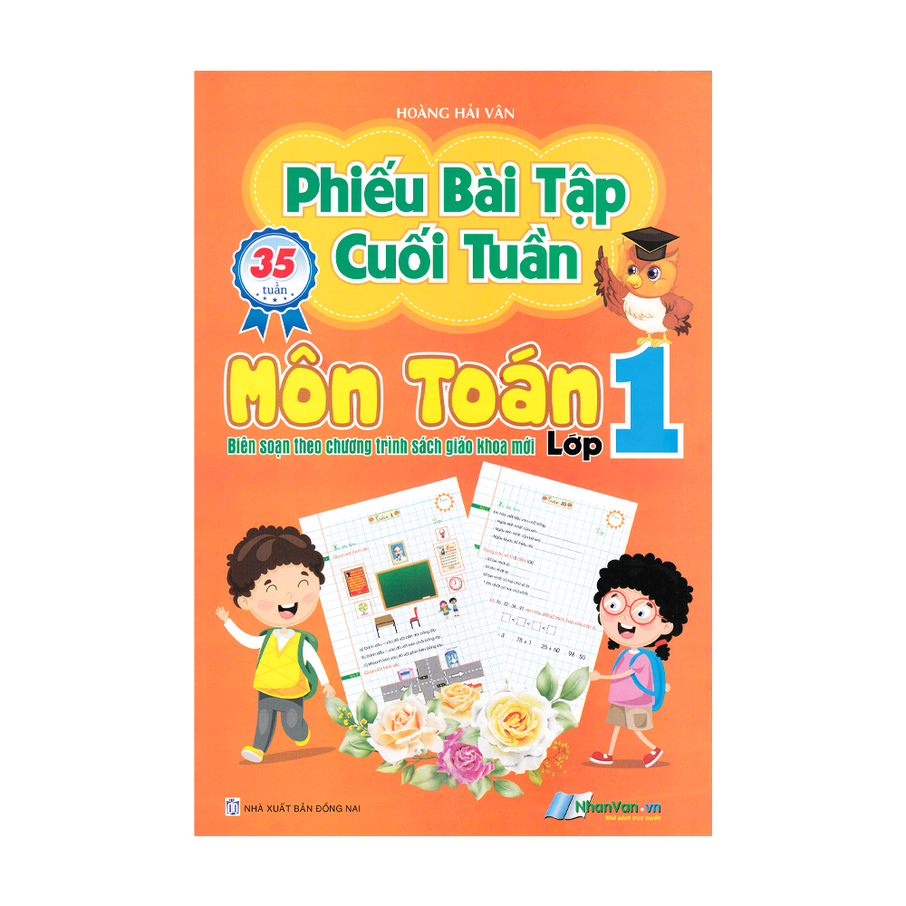  Phiếu Bài Tập Cuối Tuần - Môn Toán Lớp 1 -  35 Tuần 