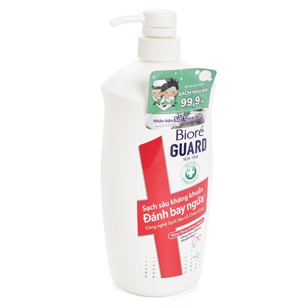  Sữa Tắm Kháng Khuẩn - Năng Động Kháng Khuẩn - Bioré Guard - 800ml 