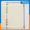  Sổ Bìa Còng Nhựa Trong Subject A5 Hồng Hà 3025 - Kẻ Caro 200 Trang 100gsm 