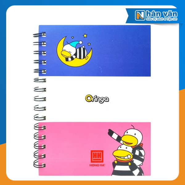  Sổ Lò Xo A5 Oringa Hồng Hà 4167 - Kẻ Ngang 200 Trang 70gsm 