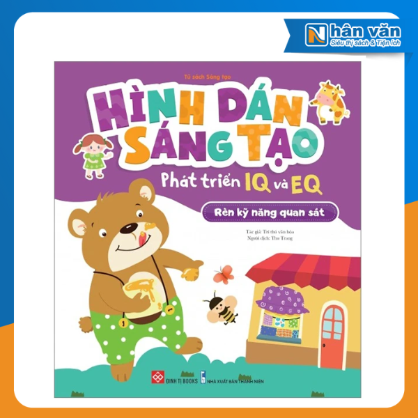  Hình Dán Sáng Tạo - Phát Triển IQ Và EQ - Rèn Kỹ Năng Quan Sát 