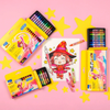  Hộp 24 Bút Sáp Màu Rửa Được Colorkit SWCR-C003/AK 