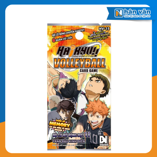  Bộ Cờ Bóng Chuyền Haikyu!! Bộ Cờ Mở Rộng Đợt 11 - Trận Đấu Kinh Điển - Brain Navi HV-11 