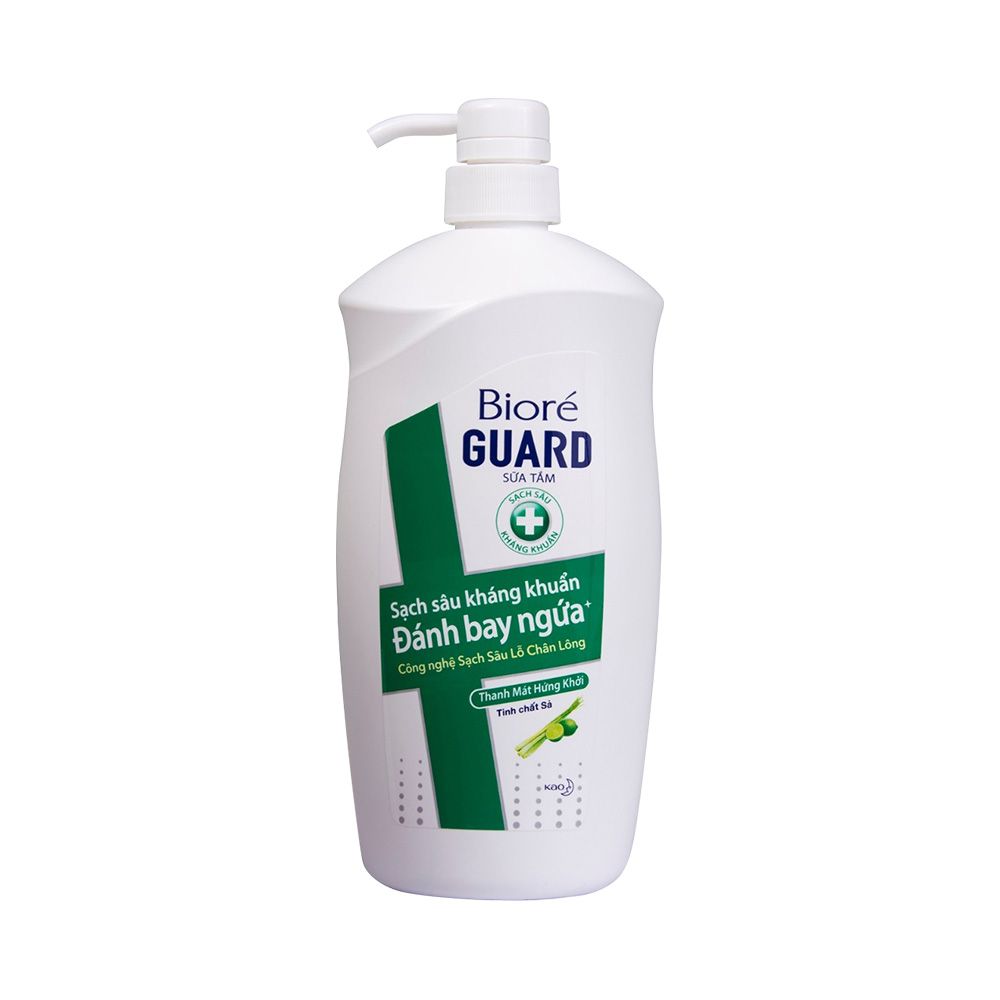  Sữa Tắm Kháng Khuẩn - Thanh Mát Hứng Khởi - Bioré Guard - 800ml 