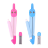 Bộ Compa + Bút Chì Kim + Ngòi Chì - Deli 8622