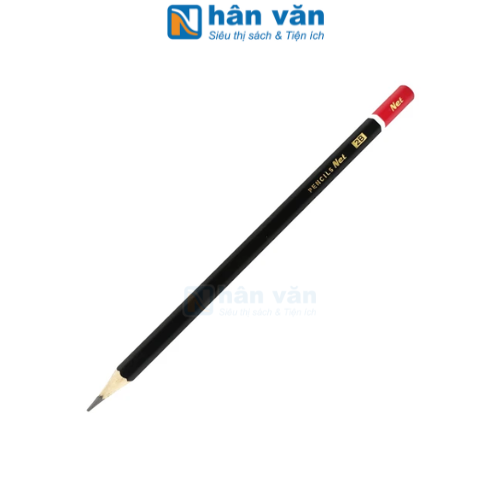  Bút Chì Gỗ 2B Net - Thân Đen 