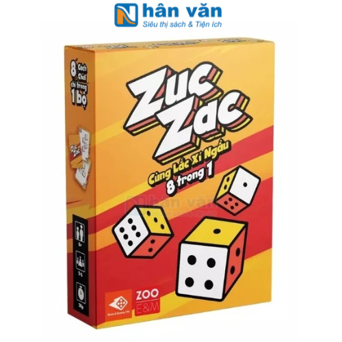  Boardgame Zuc Zac - Cùng Lắc Xí Ngầu BC09 