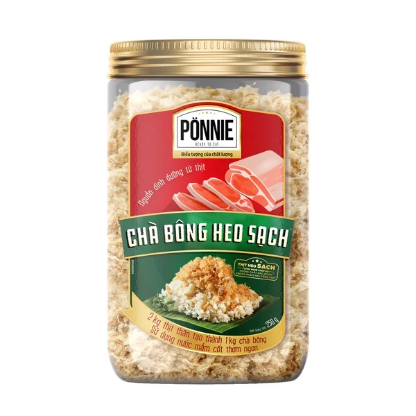  Ponnie Chà Bông Heo Sạch - 250gr 