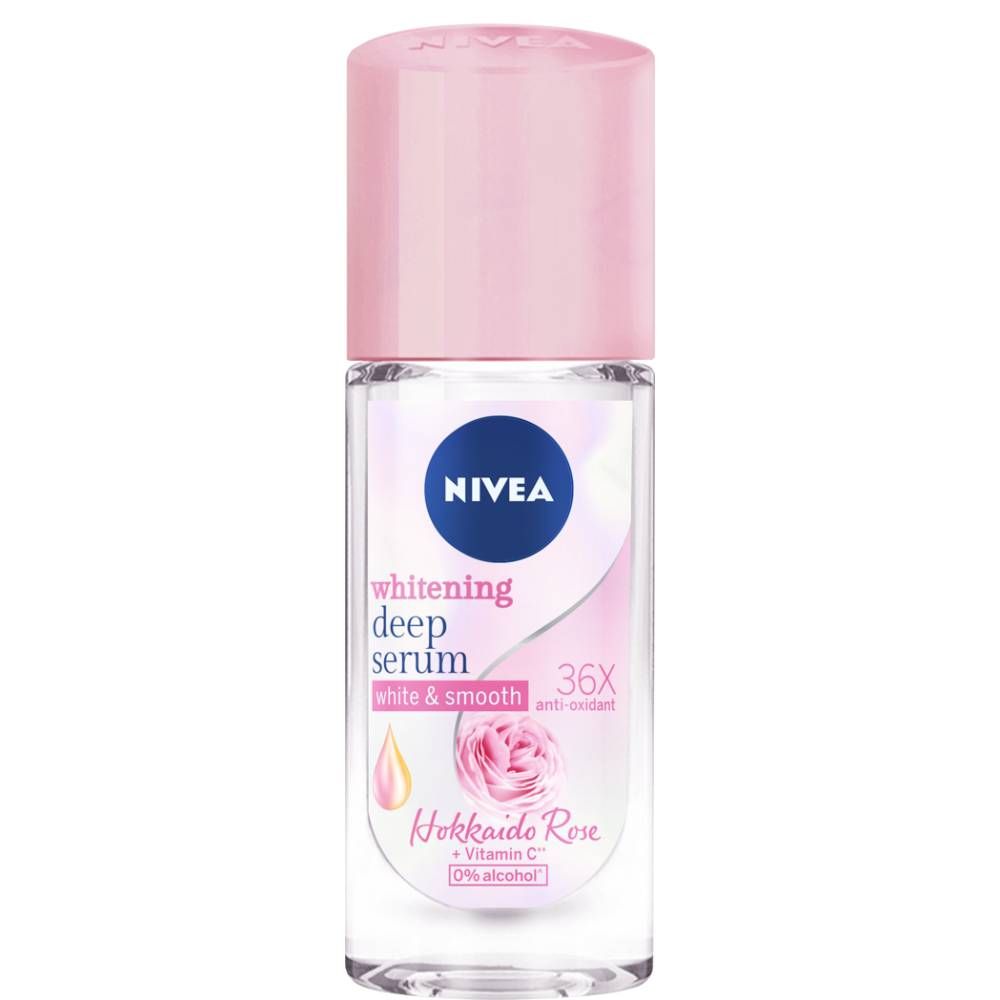  Lăn Ngăn Mùi Nivea Serum Sáng Mịn Hương Hoa Hồng - 40ml 