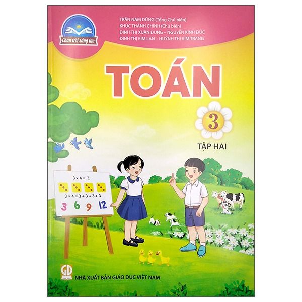  Sách Giáo Khoa Toán Lớp 3 - Tập 2 - Chân Trời Sáng Tạo - 2025 