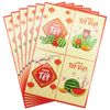  Bộ 6 Tấm Sticker Trang Trí Tết - Teenage 01 