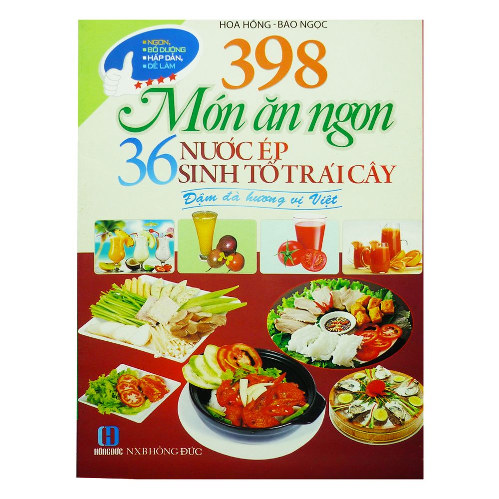  398 Món Ăn Ngon - 36 Nước Ép, Sinh Tố Trái Cây 