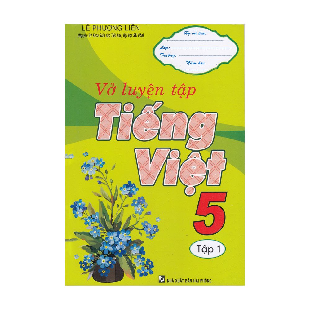  Vở Luyện Tập Tiếng Việt Lớp 5 - Tập 1 