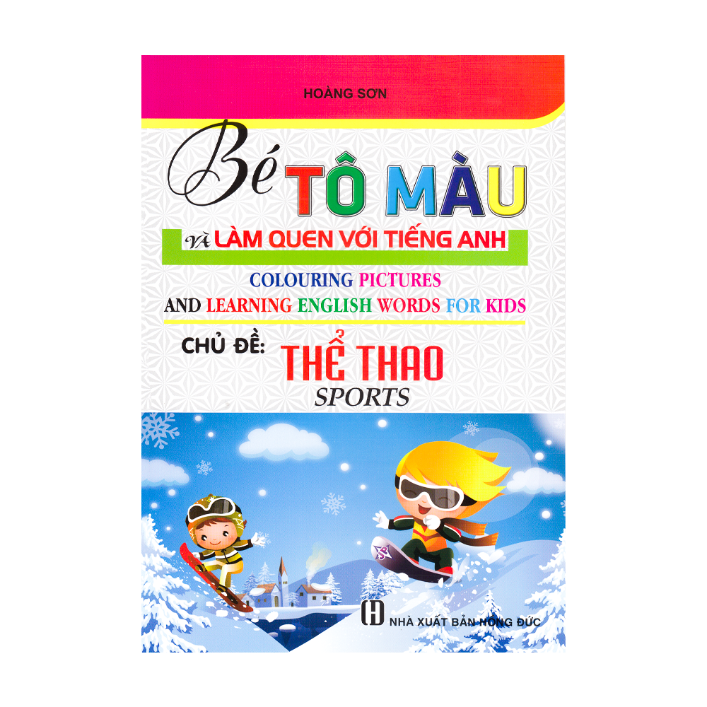  Bé tô màu và làm quen với Tiếng Anh chủ đề thể thao (10.000) 