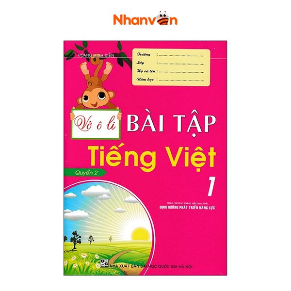  Vở Ô Li Bài Tập Tiếng Việt 1 - Quyển 2 - Theo Chương Trình Tiểu Học Mới Định Hướng Phát Triển Năng Lực 