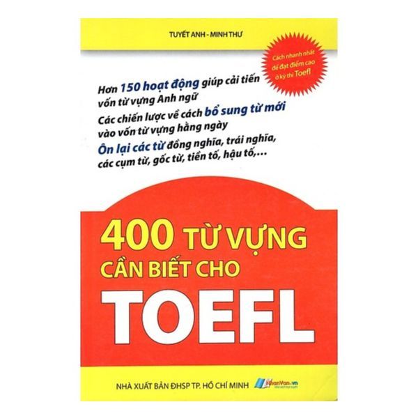  400 Từ Vựng Cần Biết Cho Toefl 