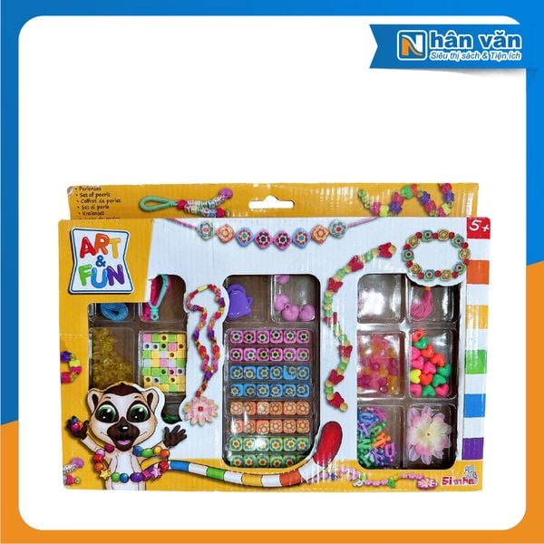 106374140 Đồ Chơi Xâu Chuỗi Hạt A&F Beadset, 2-ass.