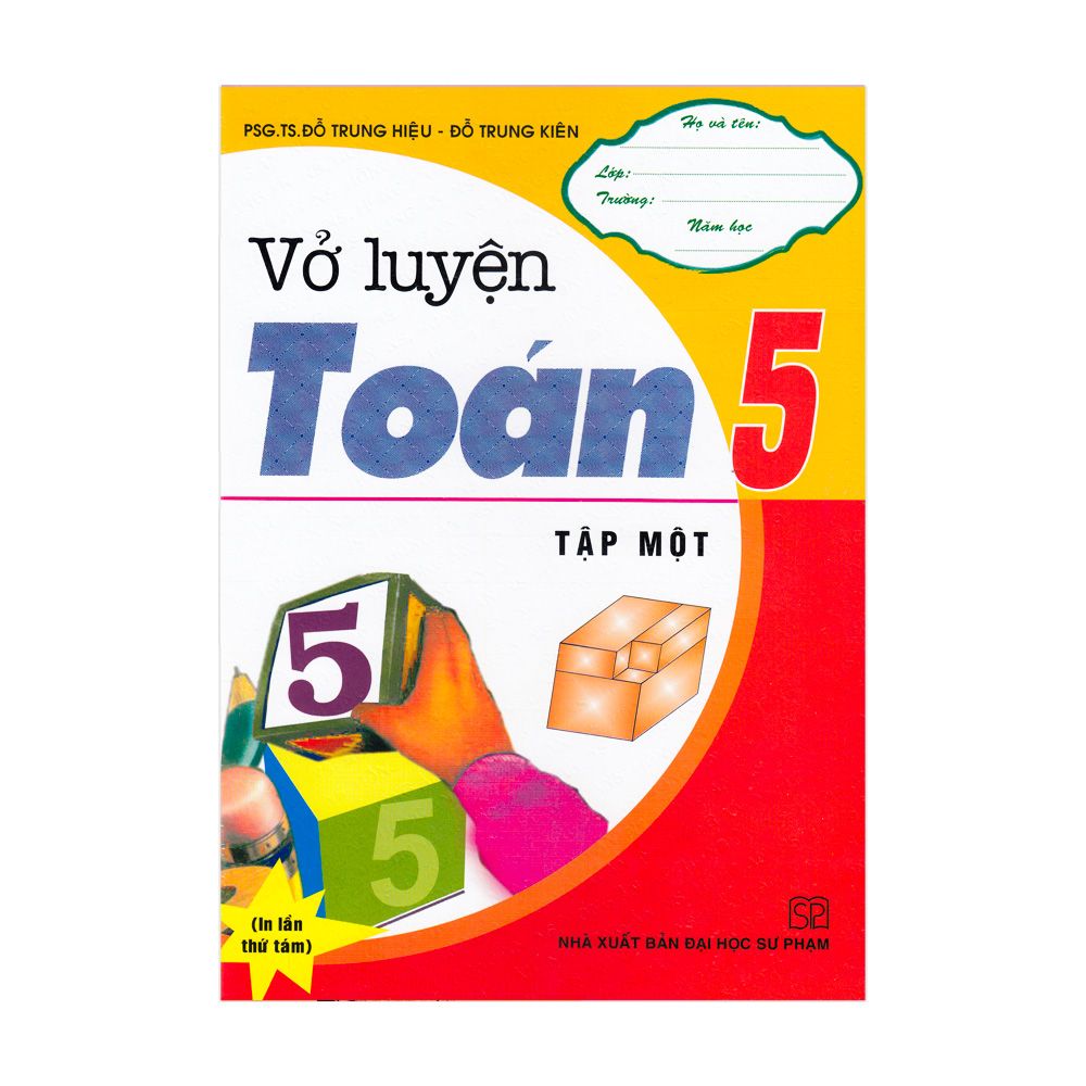  Vở Luyện Toán Lớp 5 - Tập 1 Tái Bản 2020 