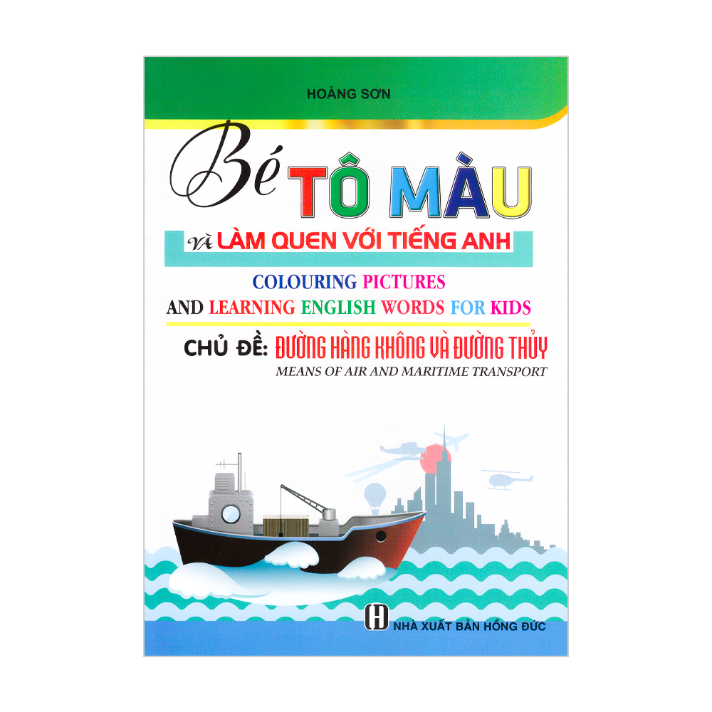  Bé tô màu và làm quen với Tiếng Anh chủ đề ĐHKVĐT (10.000) 