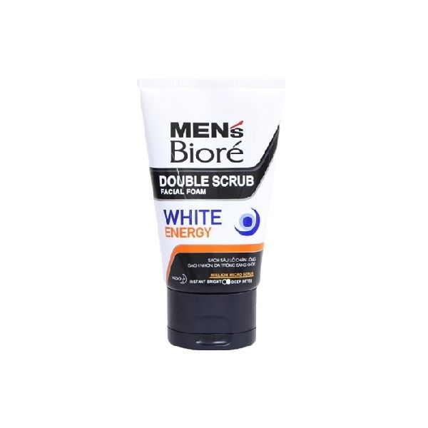  Sữa Rửa Mặt Men's Bioré White Energy Sạch Sâu Lỗ Chân Lông Sạch Nhờm Da Trông Sáng Khỏe 50g 