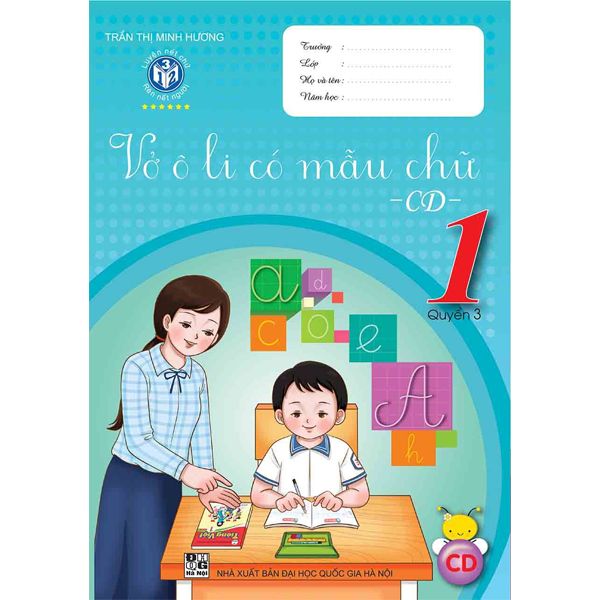  Vở Ô Li Có Mẫu Chữ - Lớp 1 - Quyển 3 - Cánh Diều 