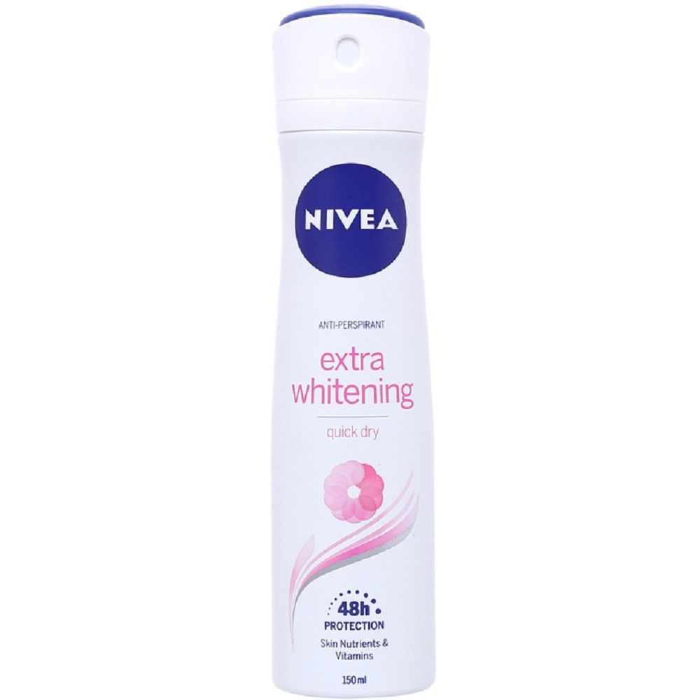  Xịt Ngăn Mùi Nữ Nivea Sáng Da Mờ Vết Thâm - 150ml 