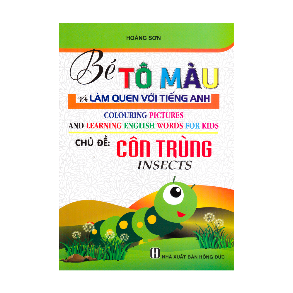  Bé tô màu và làm quen với Tiếng Anh chủ đề côn trùng (10.000) 