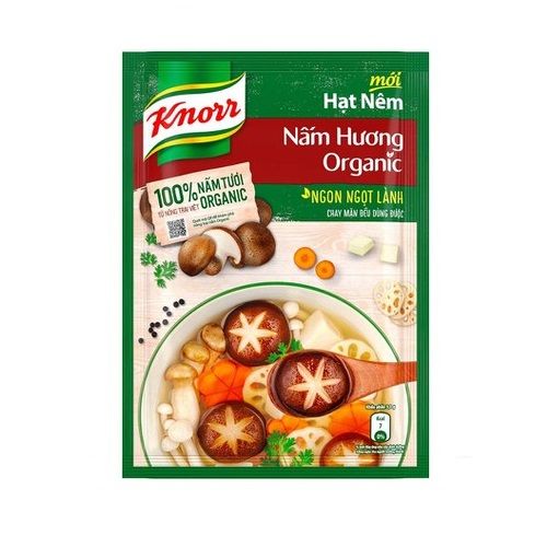  KNORR hạt nêm nấm hương organic 170g 