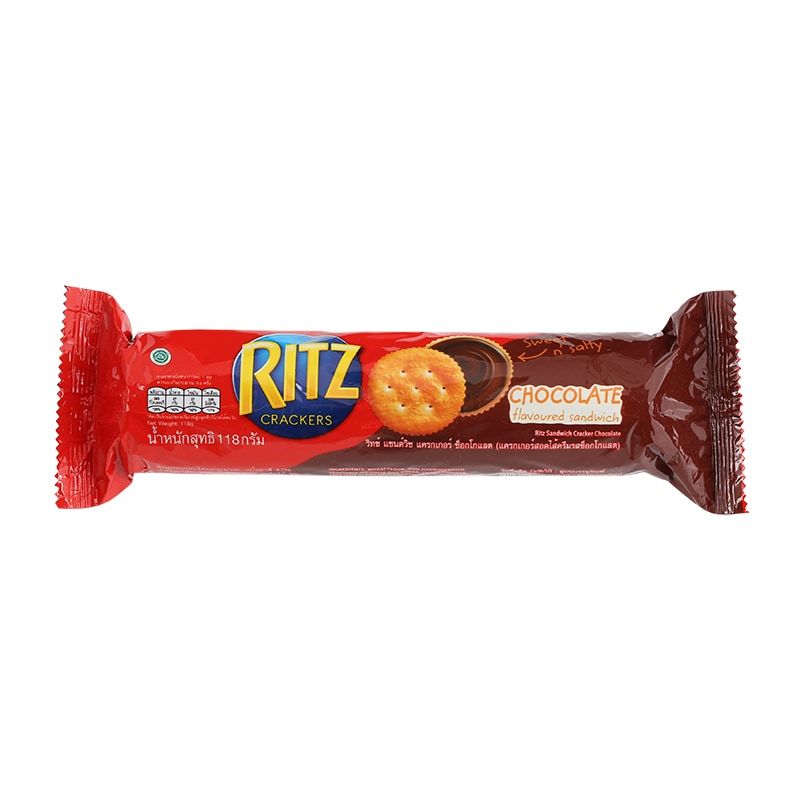  Ritz bánh quy kẹp kem Socola 118g 