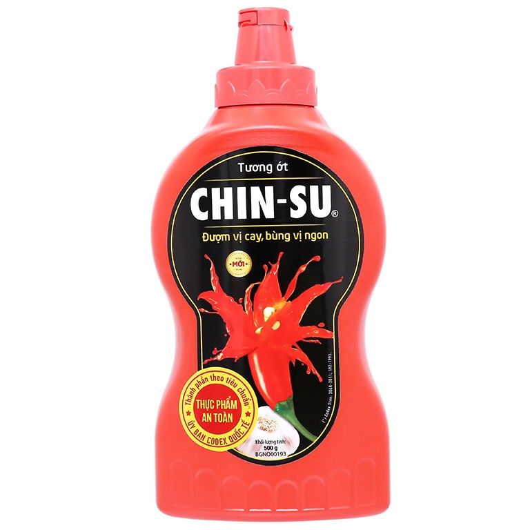  Tương Ớt CHIN-SU Chai Eo - 500Gr 