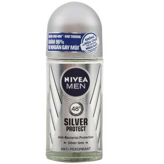  Lăn Ngăn Mùi Nivea Men - Phân Tử Bạc (50ml) 