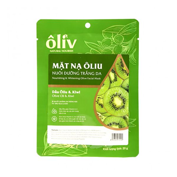  Mặt Nạ Trắng Da Ôliv Kiwi - 20g 