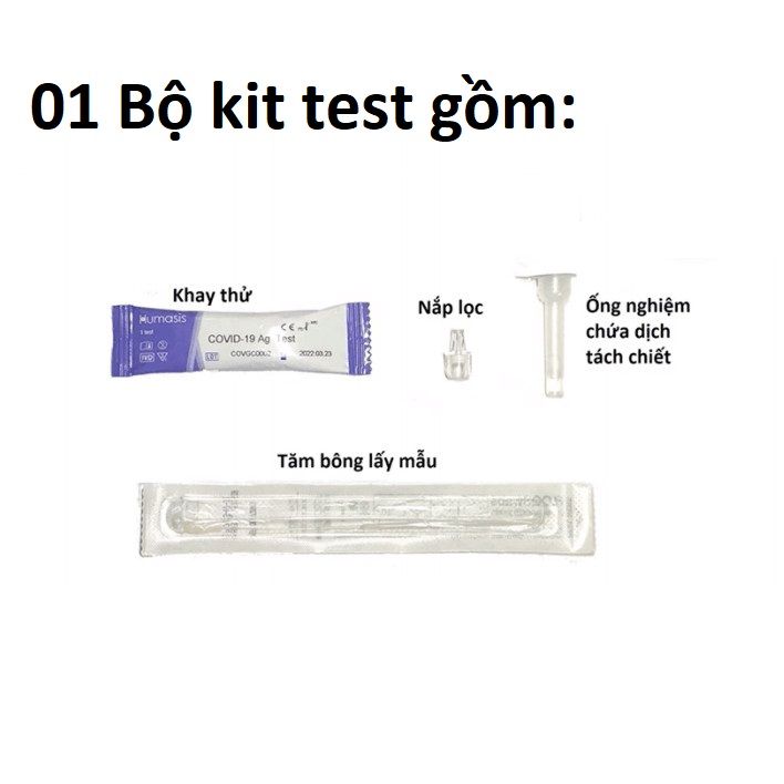 Bộ Kit Xét Nghiệm Nhanh Covid HUMASIS COVID-19 Ag Test – Siêu Thị Sách &amp; Tiện Ích Nhân Văn