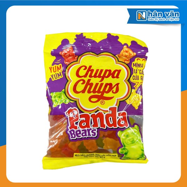 Kẹo Dẻo Chupa Chups Panda Bears Hương Trái Cây Tổng Hợp (90g)