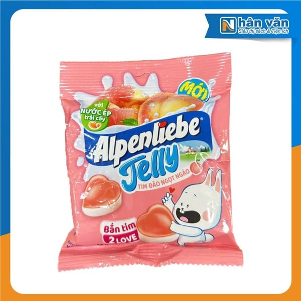 Kẹo dẻo Alpenliebe JellyTim Đào Ngọt Ngào 56g*70