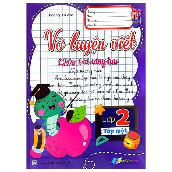  Vở Luyện Viết Lớp 2 - Tập 1 - Chân Trời Sáng Tạo 