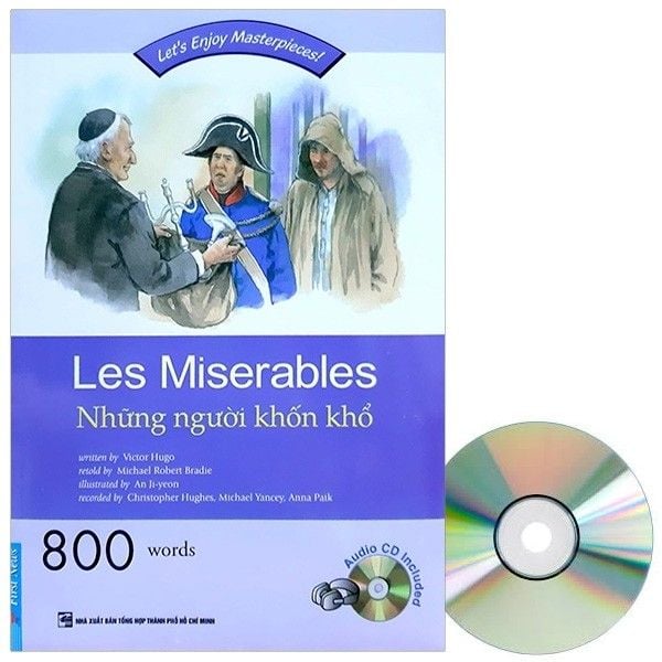  Let's Enjoy Masterpieces - Happy Reader - Les Miserables - Những Người Khốn Khổ - Kèm CD 