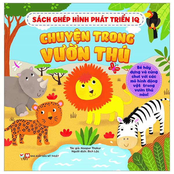  Sách Ghép Hình Phát Triển IQ - Chuyện Trong Vườn Thú 