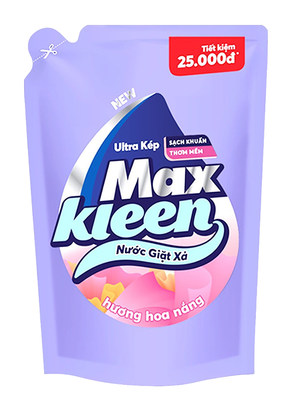  Nước Giặt Xả Maxkleen Hương Hoa Nắng 2.4kg 