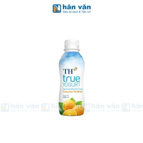  Sữa Chua Uống Tiệt Trùng TH True Yogurt Hương Cam 180ml 