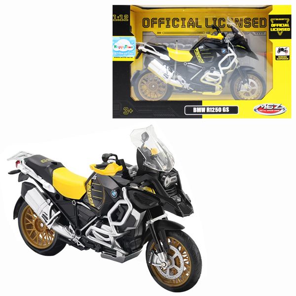  Đồ Chơi Mô Hình Xe BMW R1250 GS Adventure 1:12 - MSZ 8261/68707A - Màu Đen 