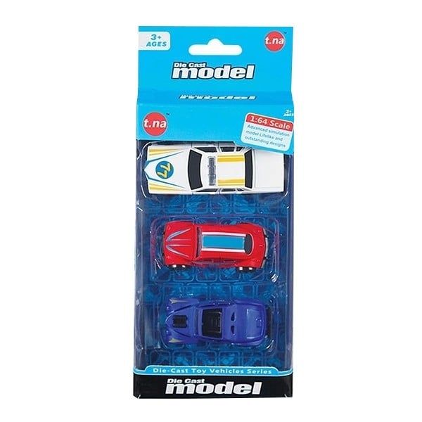 Bộ 3 Xe Mô Hình Kim Loại 1:64 TN-1018I